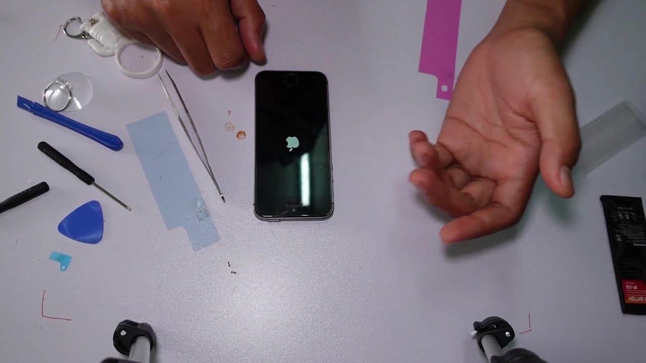cara tukar bateri handphone iphone 5s / how to replace iphone 5s battery