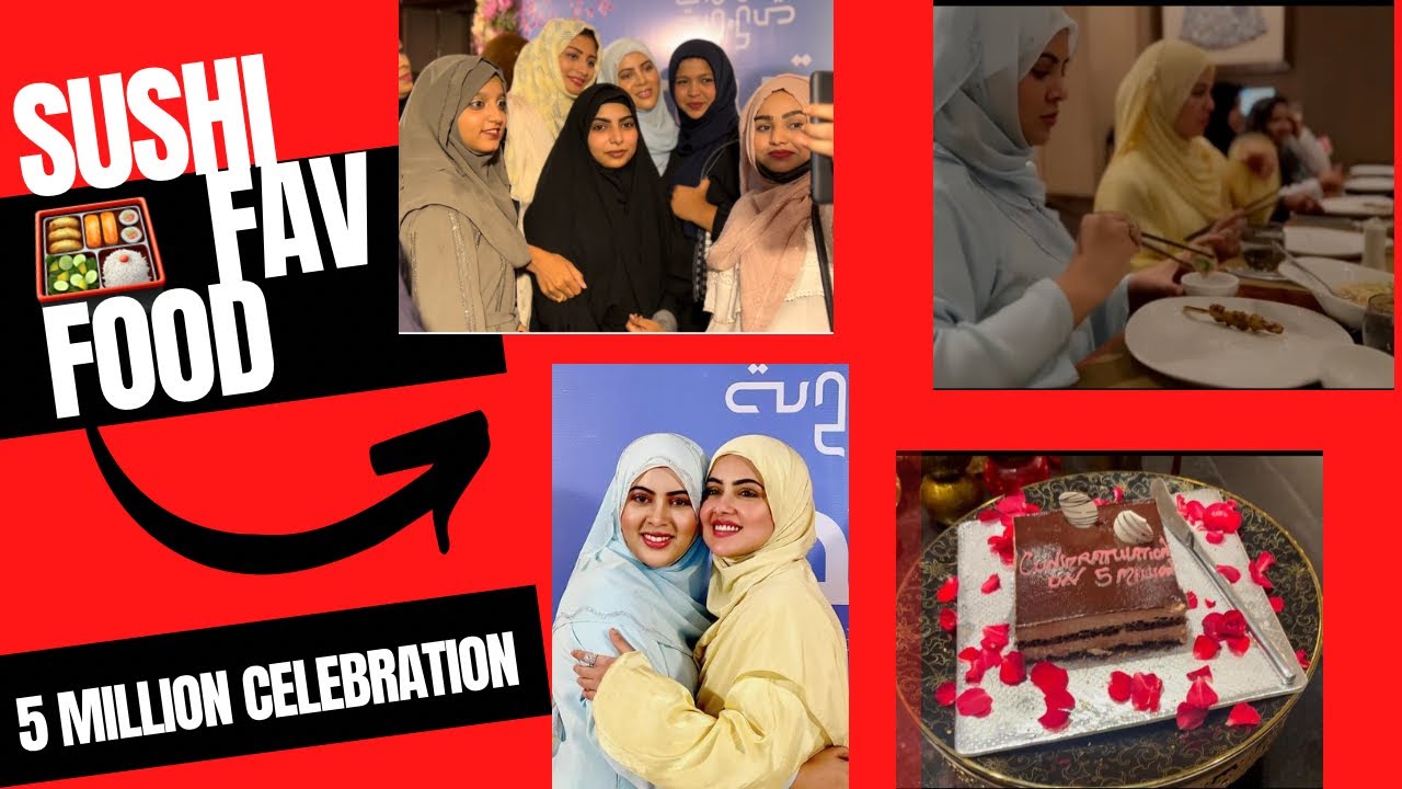 Sana khan ka 5 million ka celebration | Bangalore Mai kiya bayan |sushi khaya, saharafsha, sanakhan