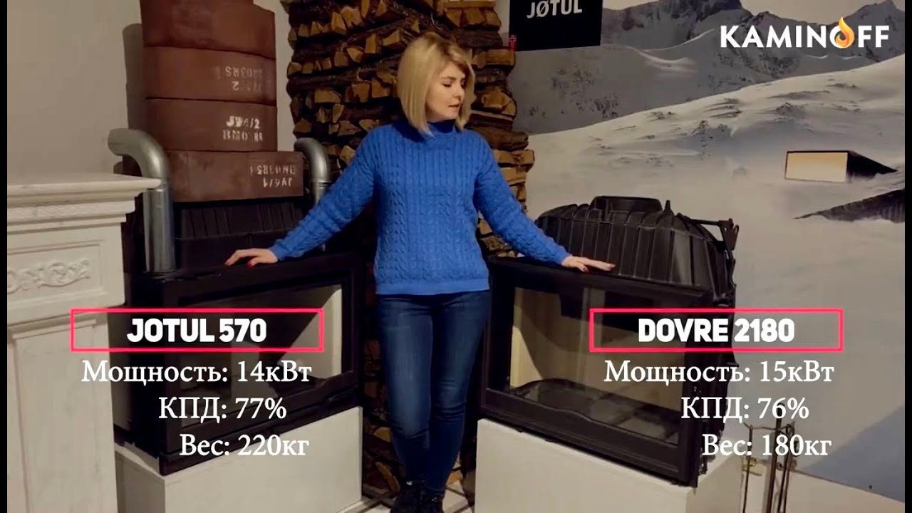 Чугунный камин - Dovre 2180 или Jotul I 570?