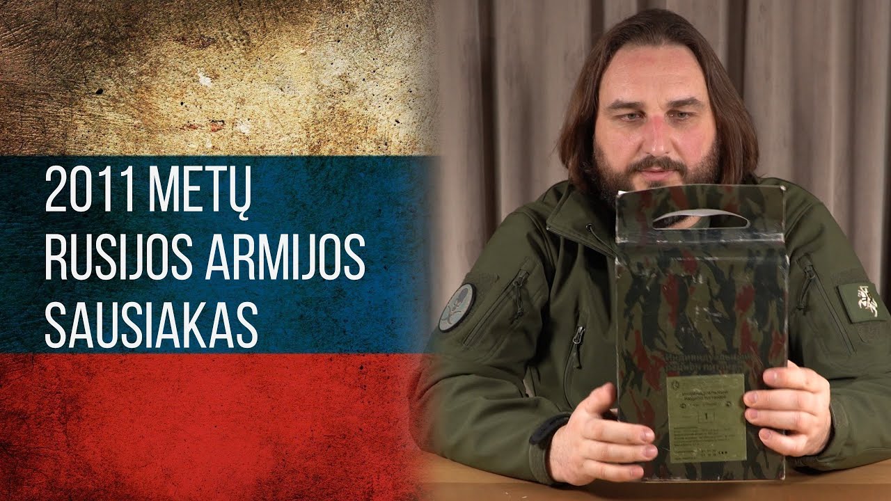 10 metų iššūkis - Senas rusijos armijos sausas maisto davinys iš 2011 metų