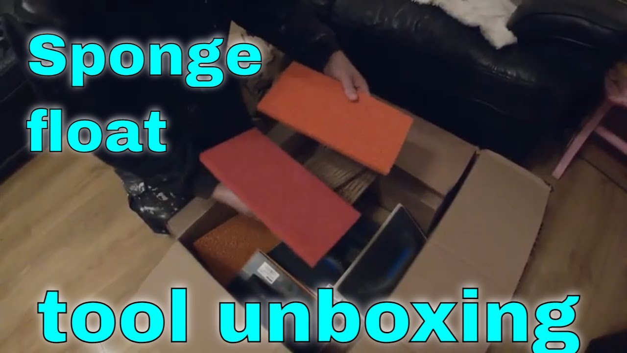 unboxing refina sponge floats and cutter