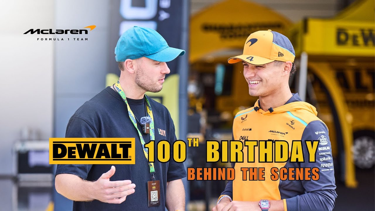 DeWalt and McLaren - 100th Birthday Celebration