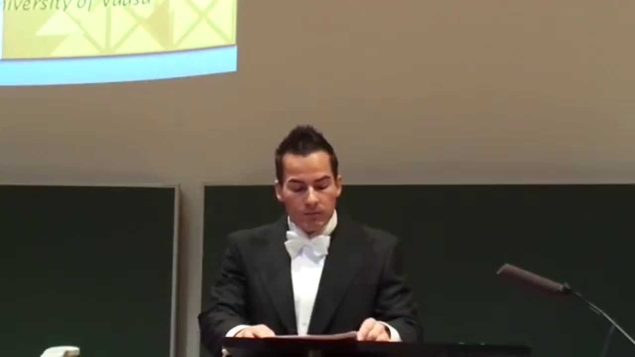 Klaus Grobys Public Defense of doctoral thesis on 17.December 2014: LECTIO