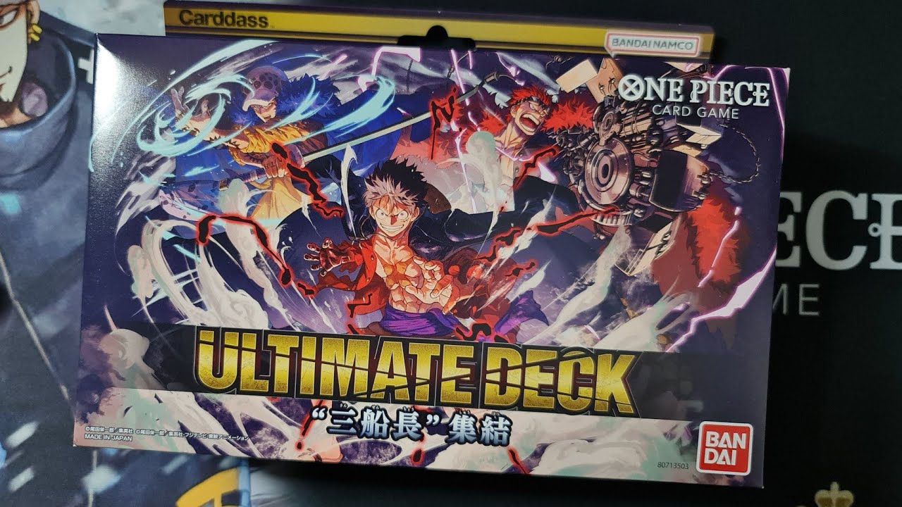 One Piece Card Game The Three Captains ULTIMATE DECK Opening and Card Look