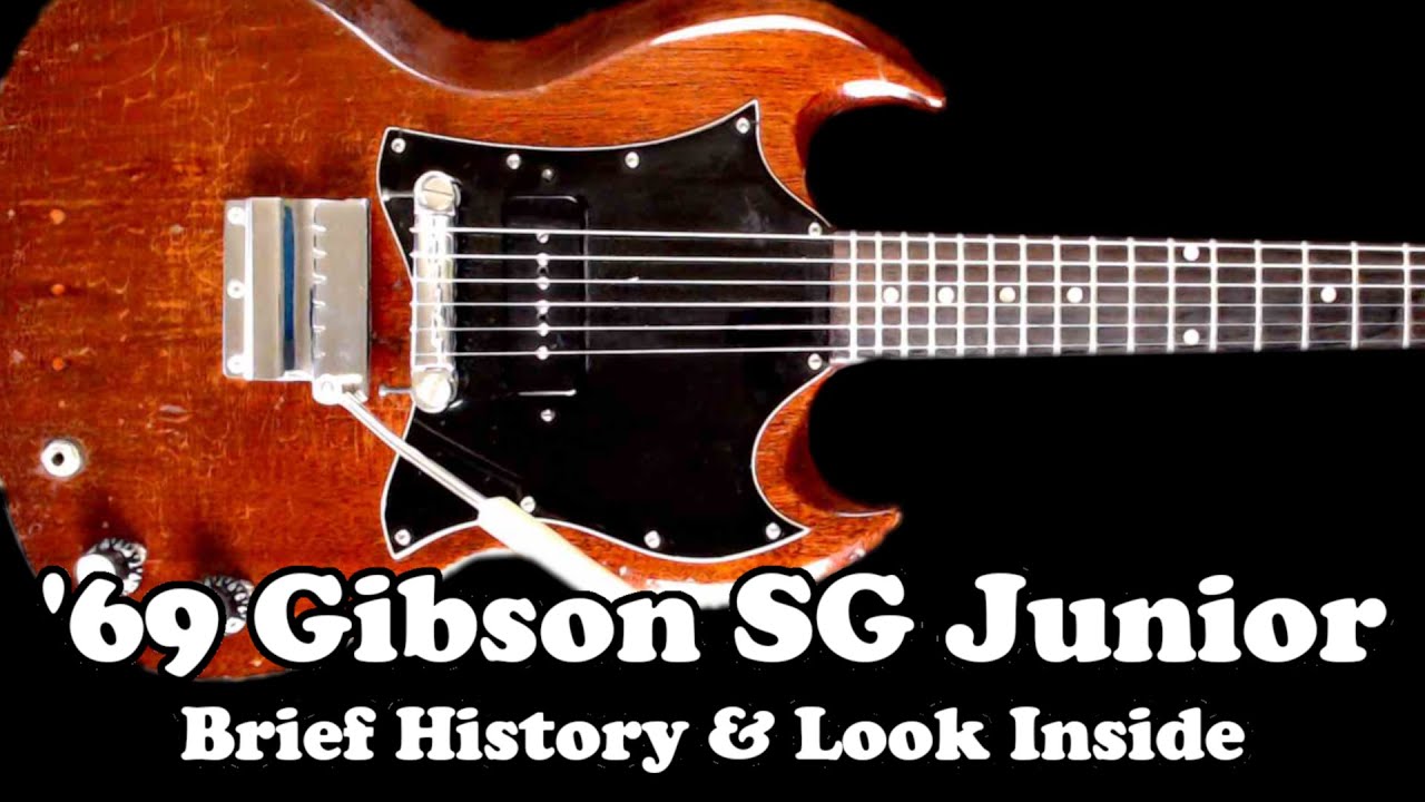 1969 Gibson SG Junior Brief History & Look Inside