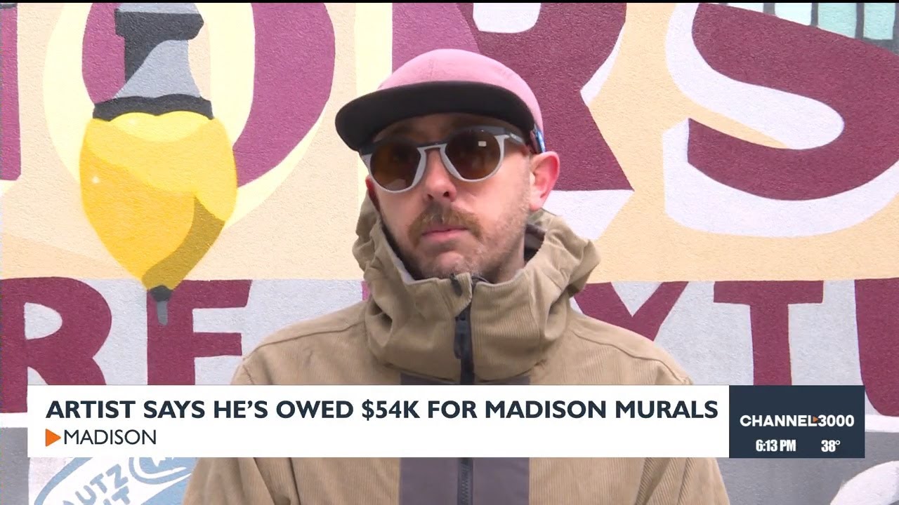 Milwaukee muralist still waiting for payment after completing Madison project