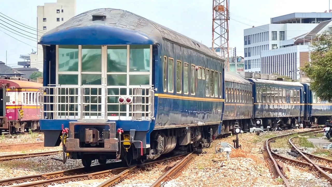 SRT. #รถไฟมีระเบียงด้วยหรอ!? ชมการสับเปลี่ยนชุดรถพิเศษจัดเฉพาะและรถพิเศษต่าง ๆ ที่สถานีรถไฟกรุงเทพ
