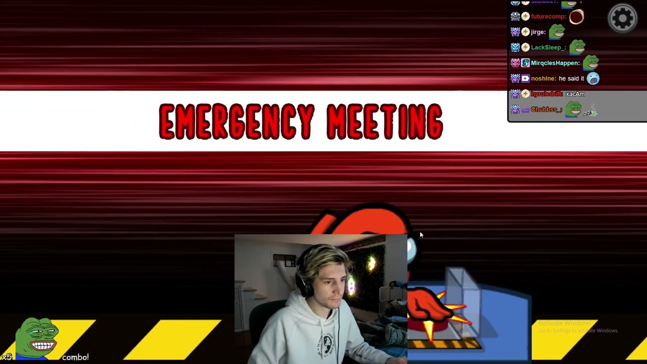 xQc plays Among Us | May 15, 2022