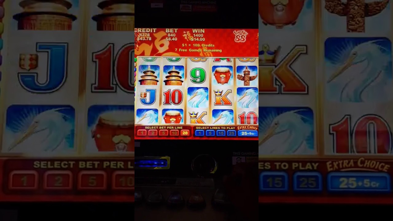 *LUCKY 88 BIG WIN $8.40 bet max FEATURE SLOT