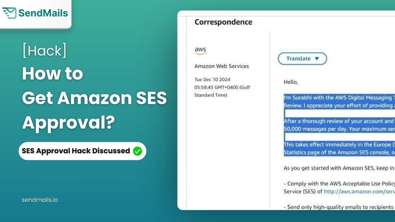 [Hack] How to Get Amazon SES Approval?