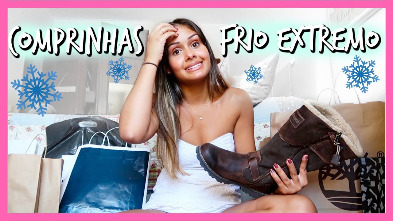 COMPRINHAS PARA O INTERCÂMBIO (frio extremo) ❄️