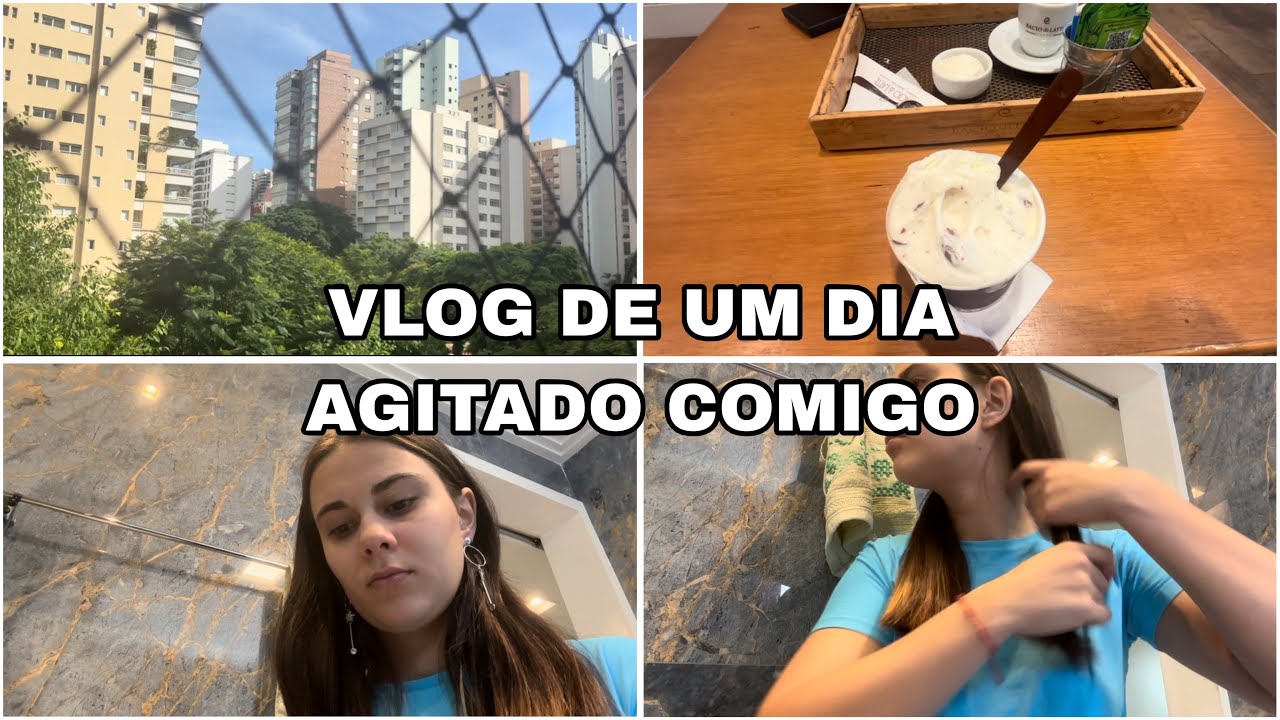 VLOG COMIGO EM UM DIA AGITANDO 
