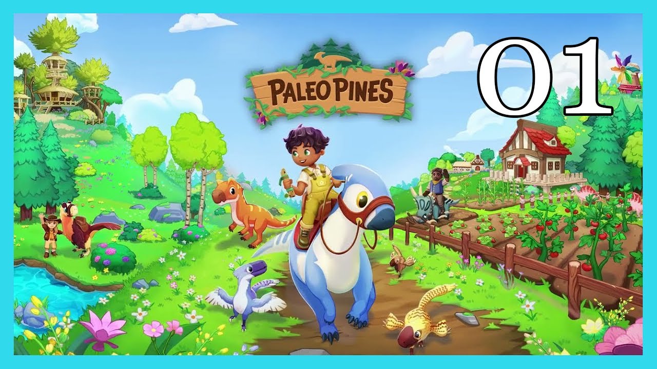 Paleo Pines - Découverte de ce Farm Sim avec des Dinos !!! #01
