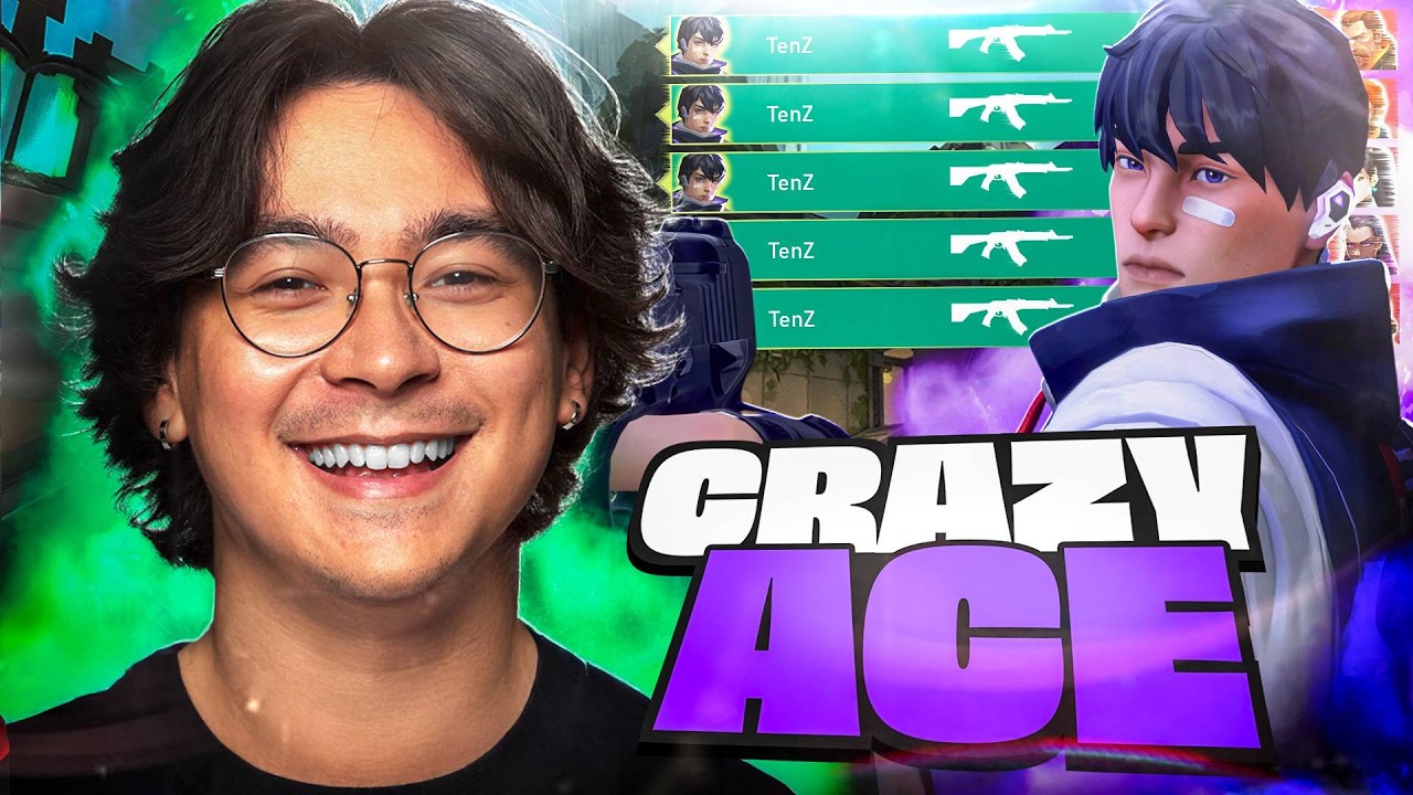 WHEN TENZ GOES INSANE WITH A CRAZY ACE !!!