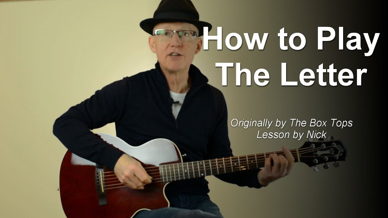 The Letter – Guitar Lesson Tutorial with TAB – The Box Tops - Joe Cocker