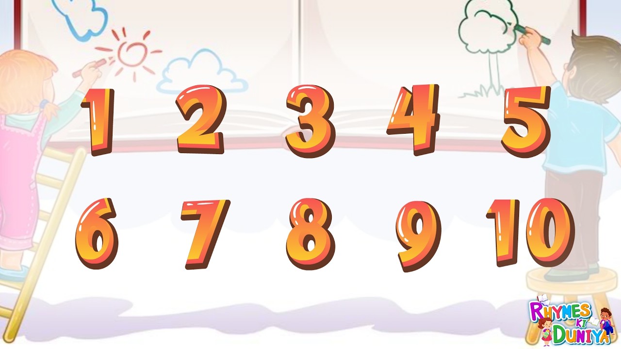 Learn To Count Numbers | 123 Counting | 1234 Number Count | Preschool & Kindergarten Education123456