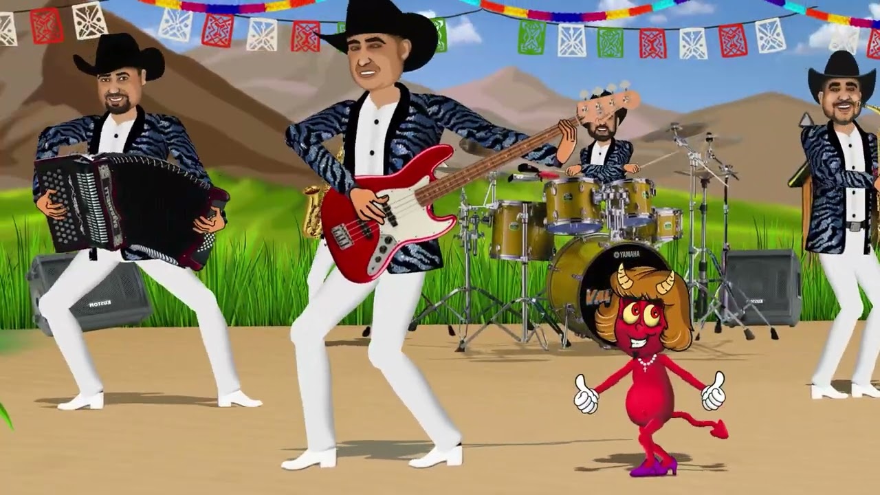 Cumbia Las  Arañas / Valagardos / Video Oficial / Dibujos Animados