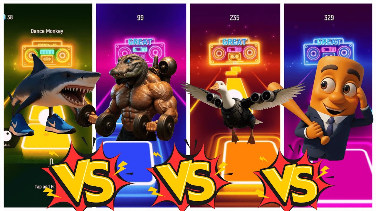 Beat This Tiles Hop Challenge! | Tiles Hop vs Sprunki Battle | BRAINROT MEGA BATTLE