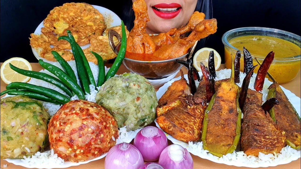 ASMR:BANGLADESHI FAMOUS FOOD||3 DIFFERENT TYPES VORTA+SPICY KORAI CHICKEN||ZAKIA-SPICY ASMR