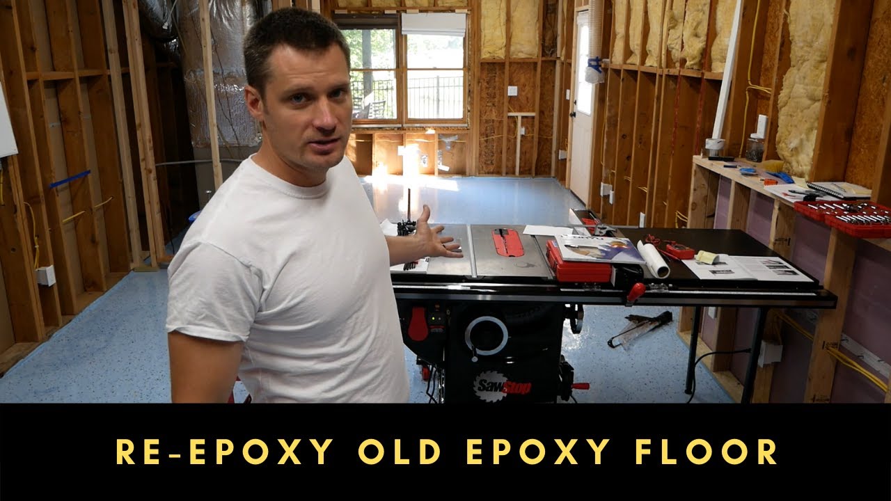 Re-epoxy Old Epoxy Floor (Armorseal + Rexthane)