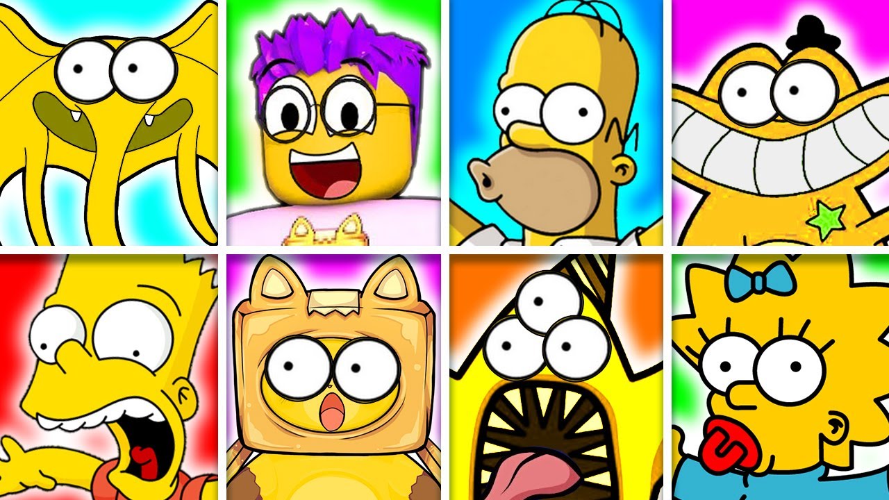 РАЗБЛОКИРОВКА СЕКРЕТНЫХ МОРФОВ В ROBLOX FIND THE SIMPSONS!? (ВСЕ ПЕРСОНАЖИ РАЗБЛОКИРОВАНЫ!)
