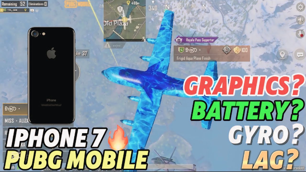 iPhone 7 pubg gaming test in 2026 | Smooth + 40 fps Graphics | Graphics,Battery,Lag,Gyro?