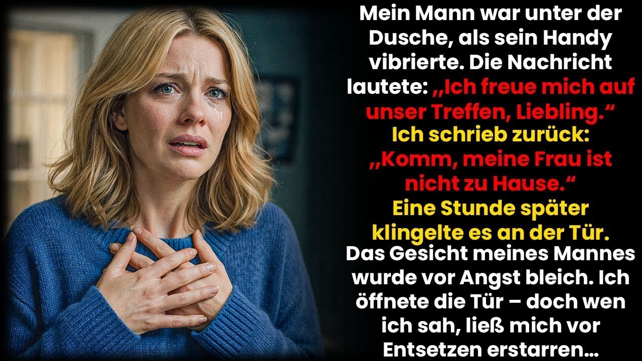 Ich schrieb der Geliebten meines Mannes; „Komm vorbei.“ Wer vor der Tür stand, schockierte mich…