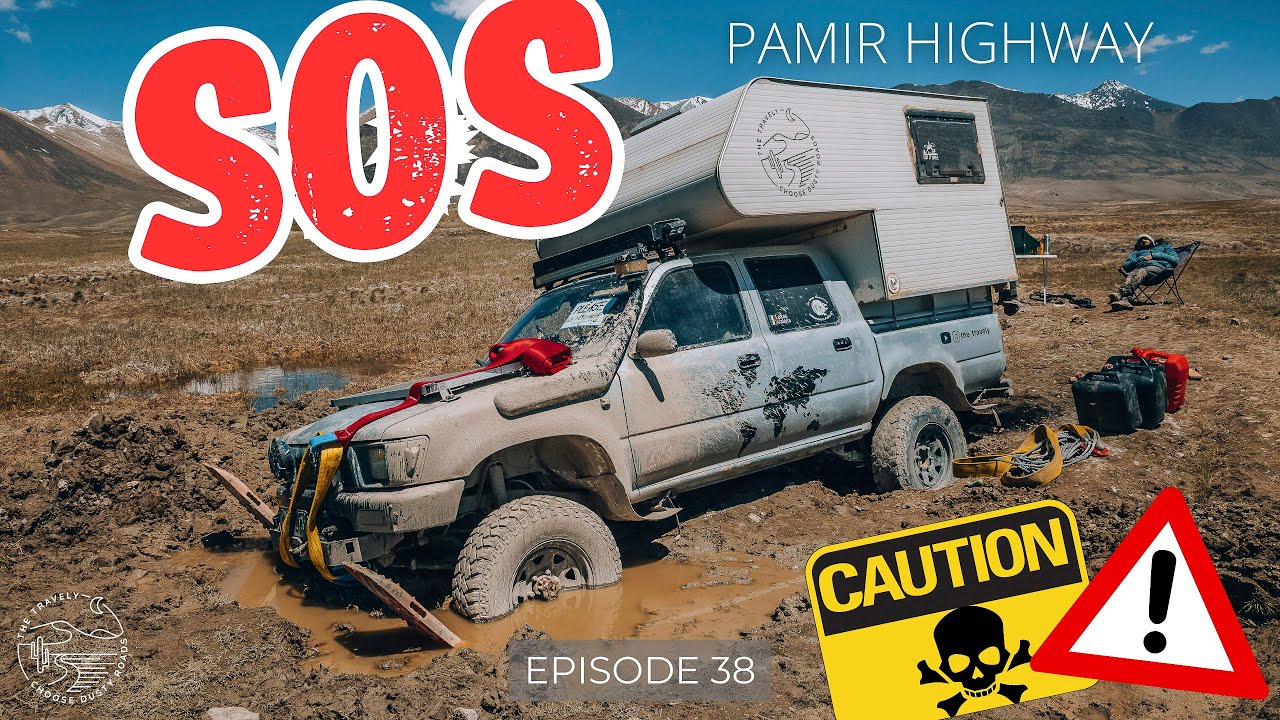 SOS 😨🆘 Wir stecken im Schlamm! KOMPLETT FESTGEFAHREN im Zorkul Nationalpark Pamir Highway #pamir