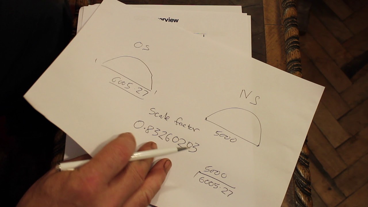 How to rescale the geo-dome plans to any size.