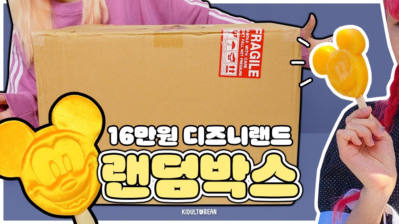 디즈니랜드 16만원 랜덤박스📦 비싼만큼 만족감도 클까?