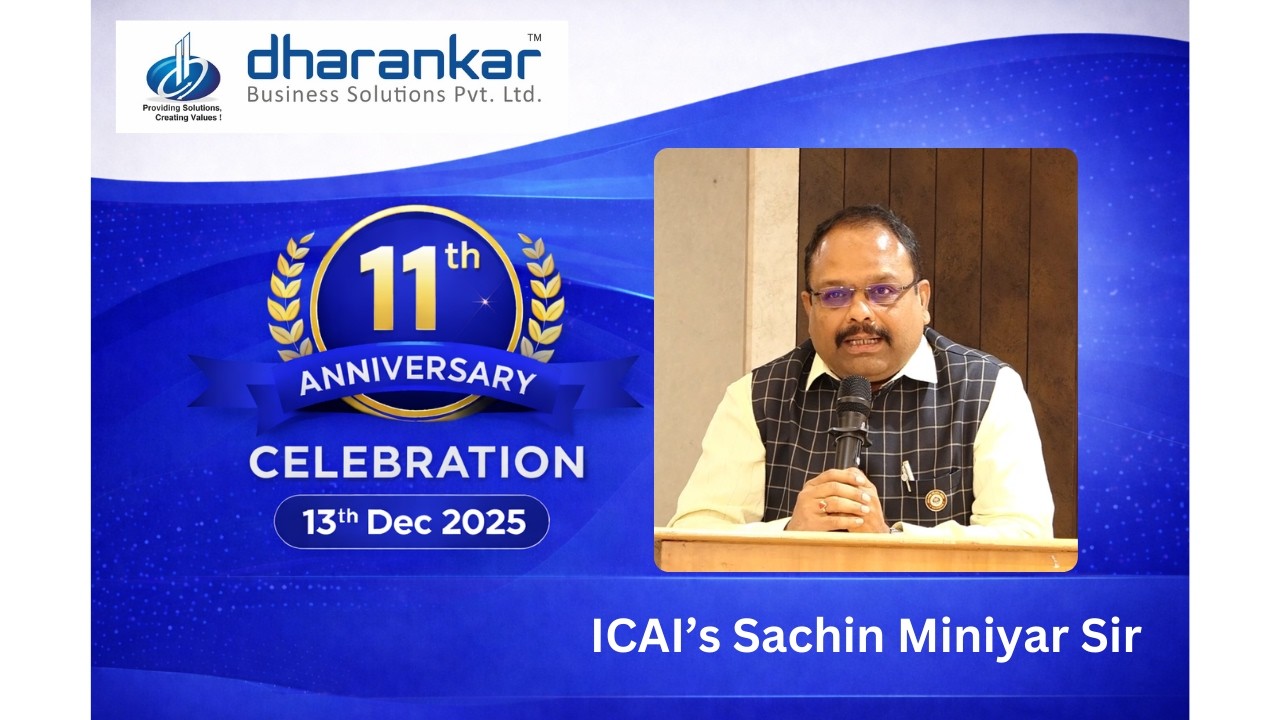 CA Sachin Miniyar on TaxPower GST Software | 11 Years of Dharankar Business Solutions