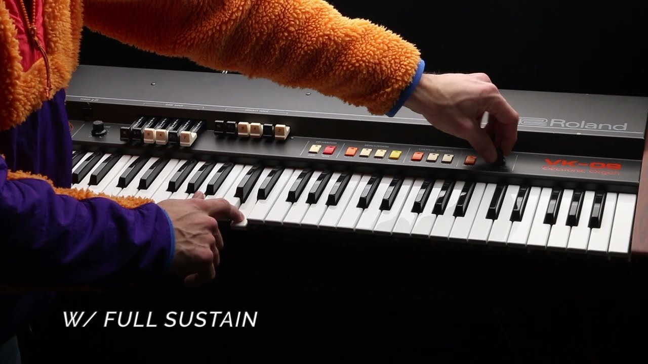 Rare Roland VK-09 61-Key Electronic Organ w/ Drawbars Late 1970s Vintage Synth Riffers Demo