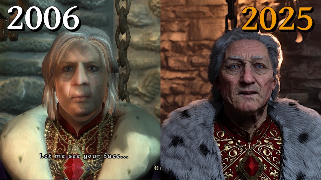 The Elder Scrolls IV: Oblivion - Remaster vs Original (2025 vs 2006)