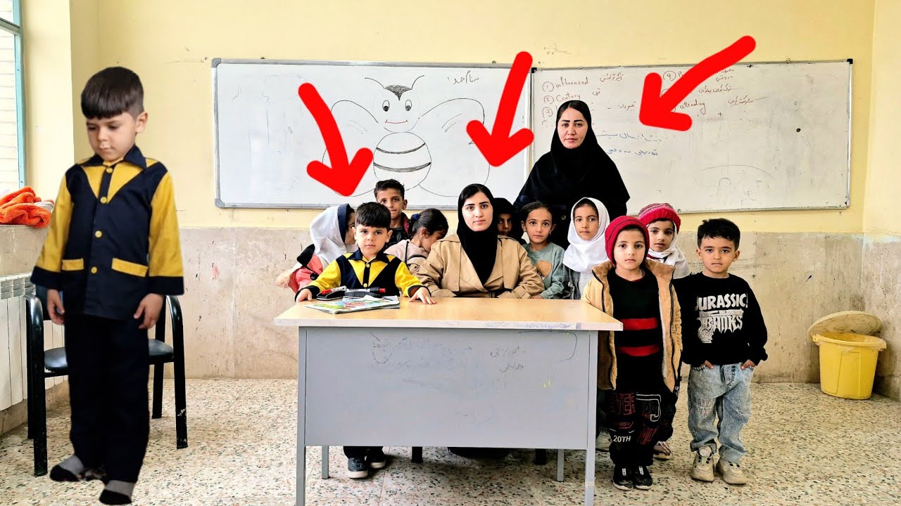 A young woman who goes to work with her son to support her family