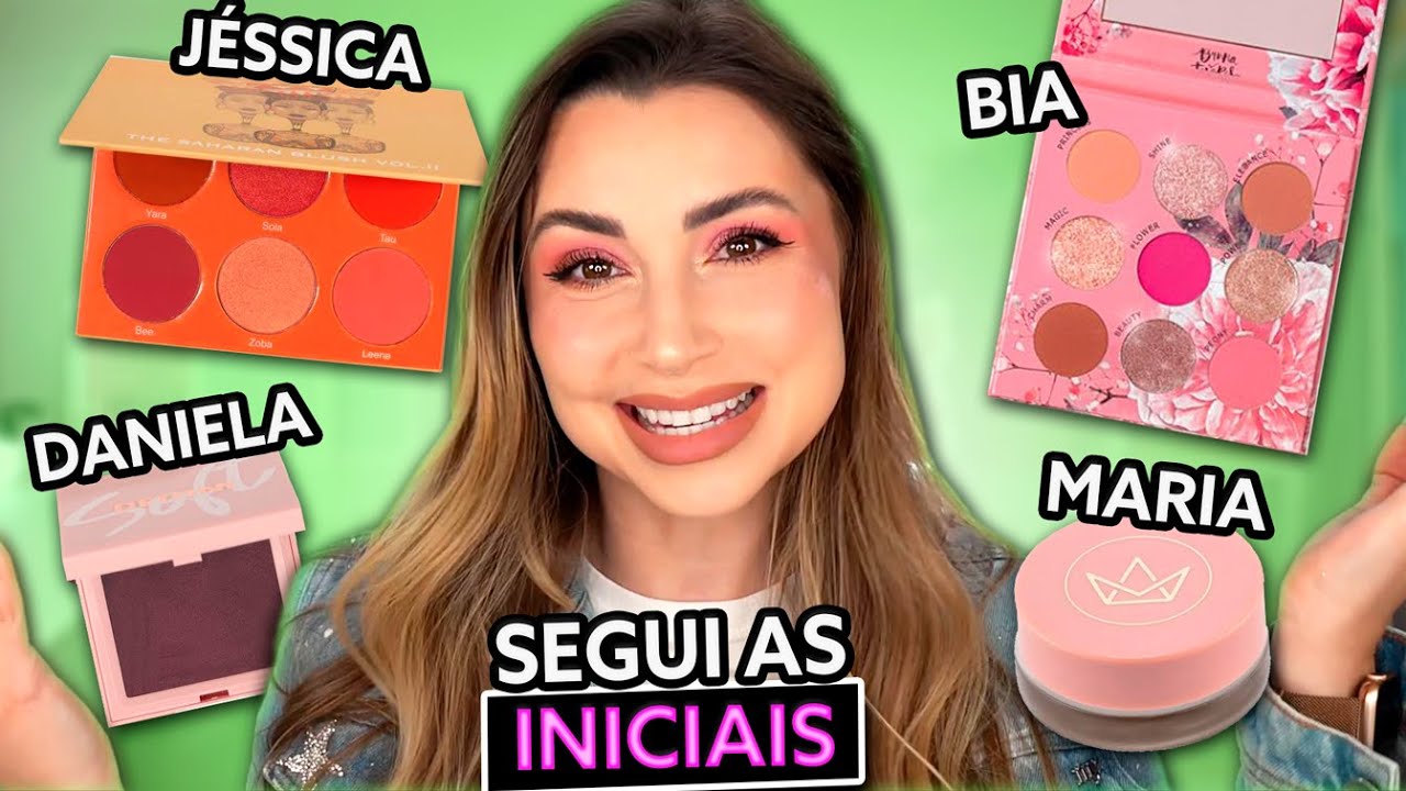 AS SEGUIDORAS ESCOLHERAM A INICIAL DA MAKE - SEM SABER!!!