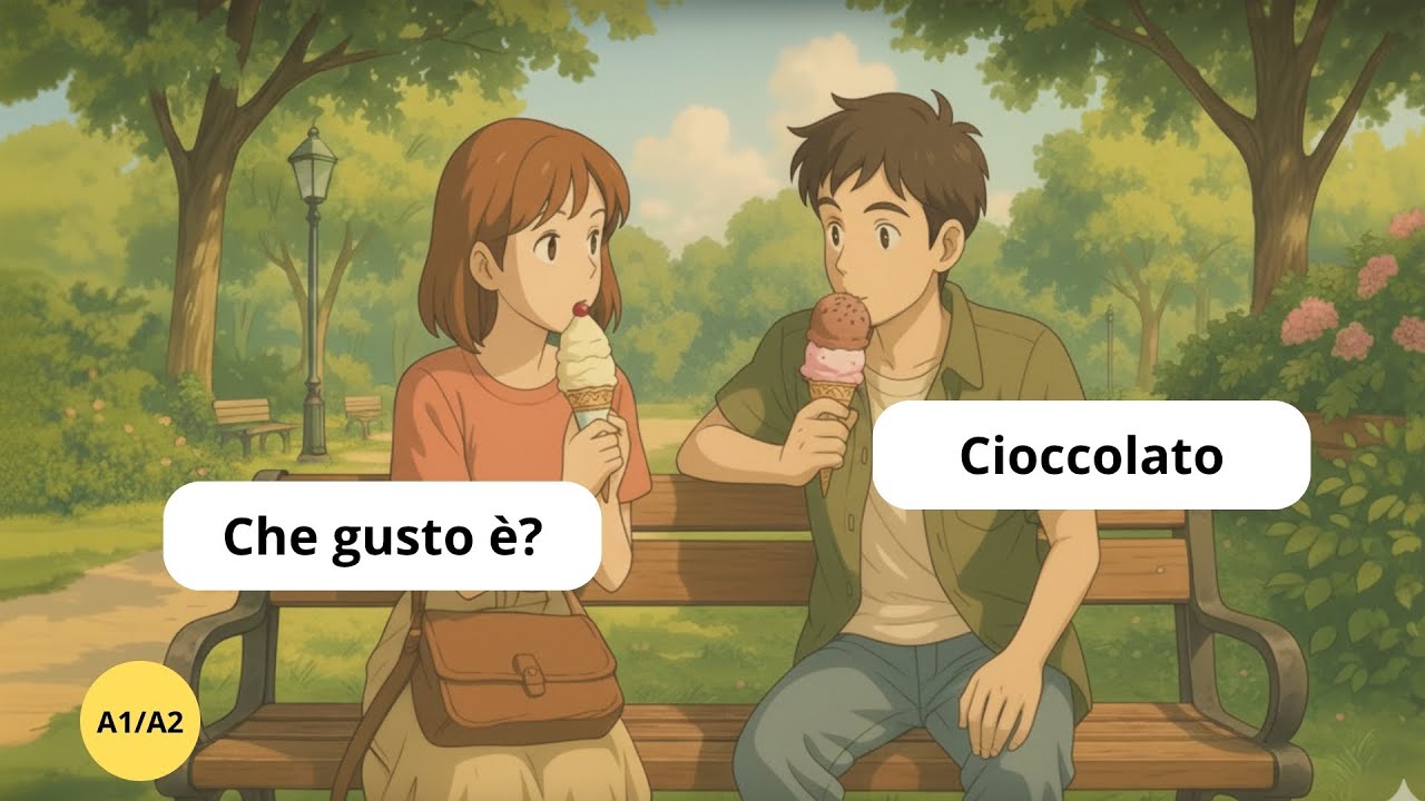 Daily Italian Conversation | Ordering Ice Cream