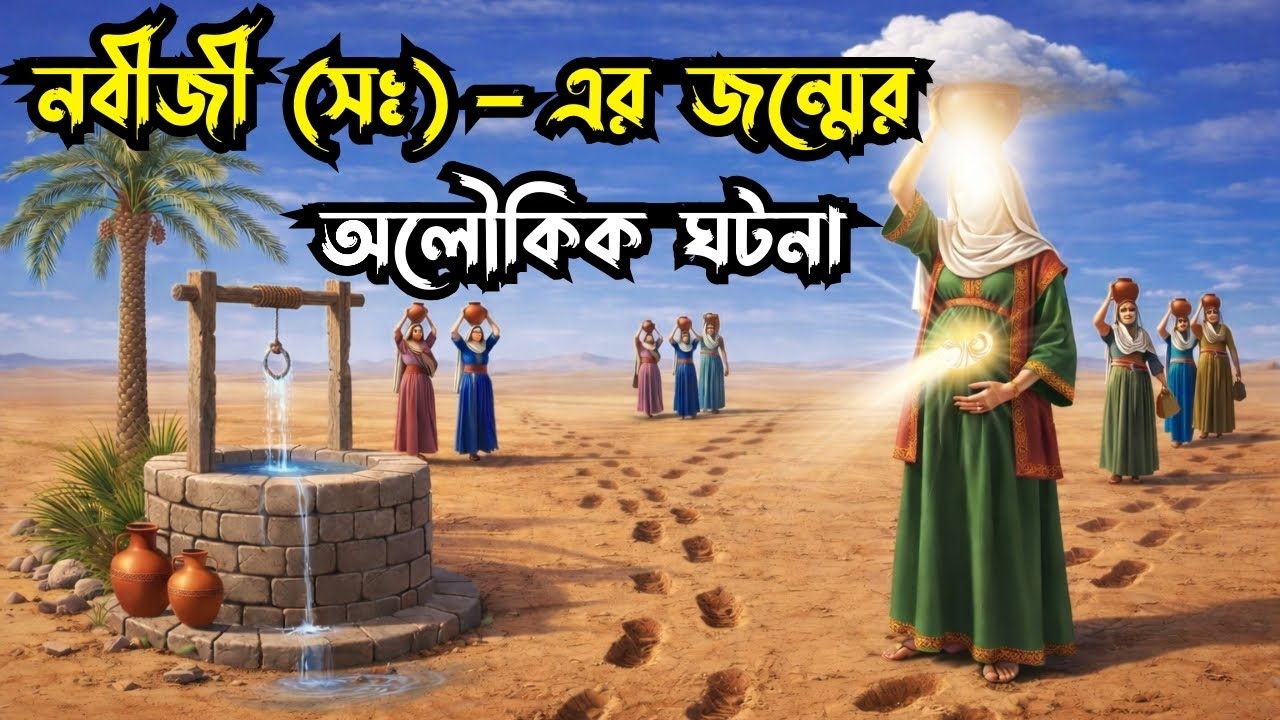 হযরত আমিনা (রাঃ)-এর গর্ভে নবীজী (সঃ)–এর অলৌকিক ঘটনা | হযরত মুহাম্মদ (সঃ)–এর জন্ম | Harano Nur