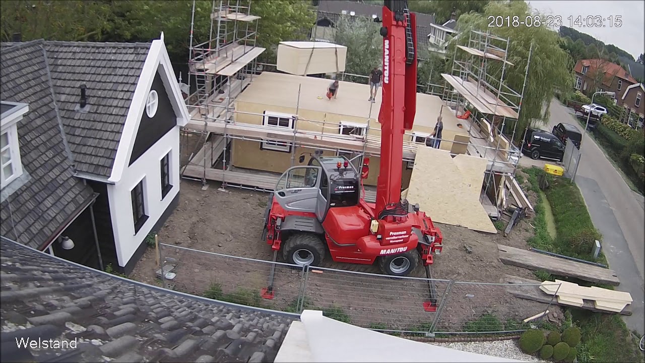 Welstand Bouw, de opbouw van het casco van een vrijstaande woning.