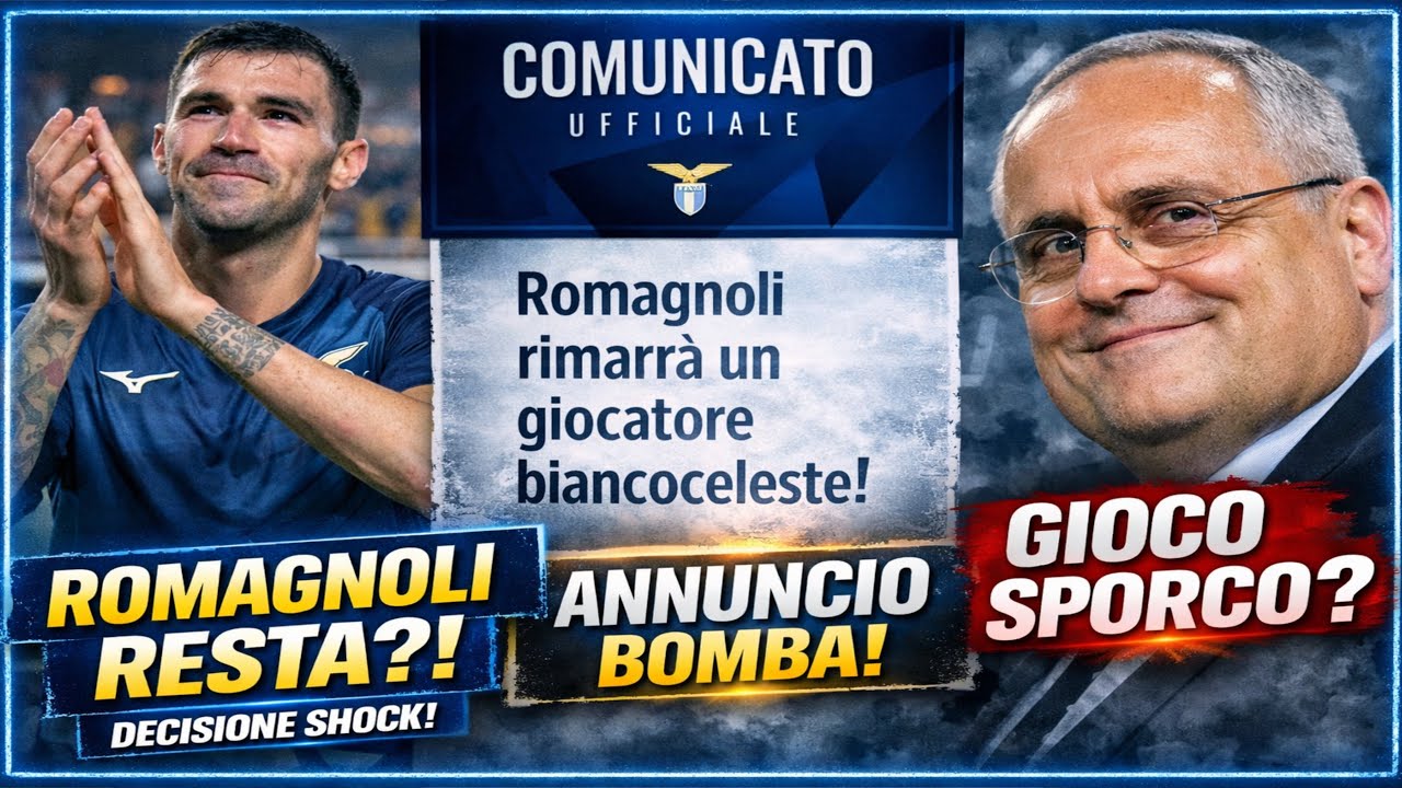 CLAMOROSO! ROMAGNOLI RESTA alla LAZIO?! LOTITO fa i DISPETTI!