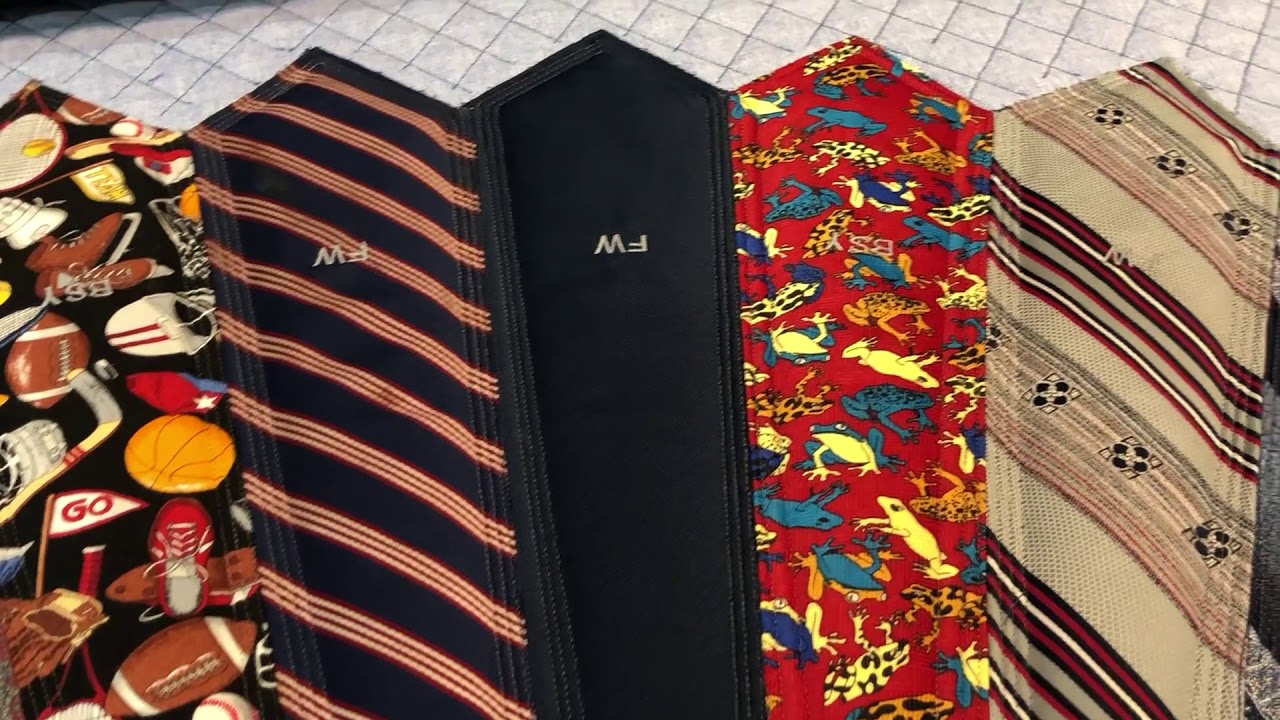 The Making of the Tie Quilt