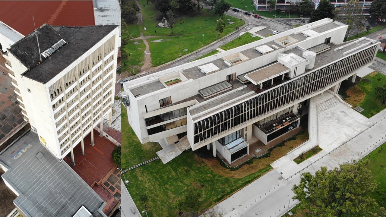 Universidad Nacional Part 2: Edificio Facultad de Enfermería Drone