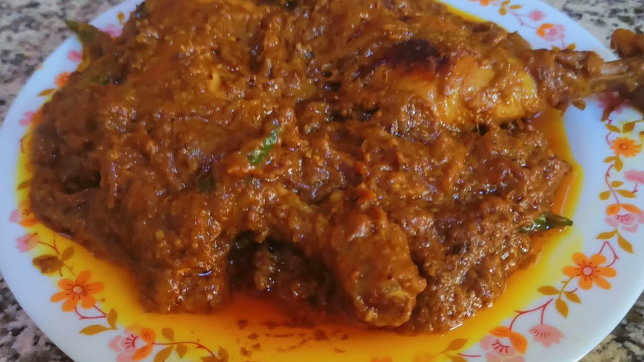 সহজ চিকেন রোষ্ট। ডুবো তেলে ভাঝা ছাড়াই বিয়ে বাড়ির মত চিকেন রোষ্ট রেসিপি। chicken roast recipe 