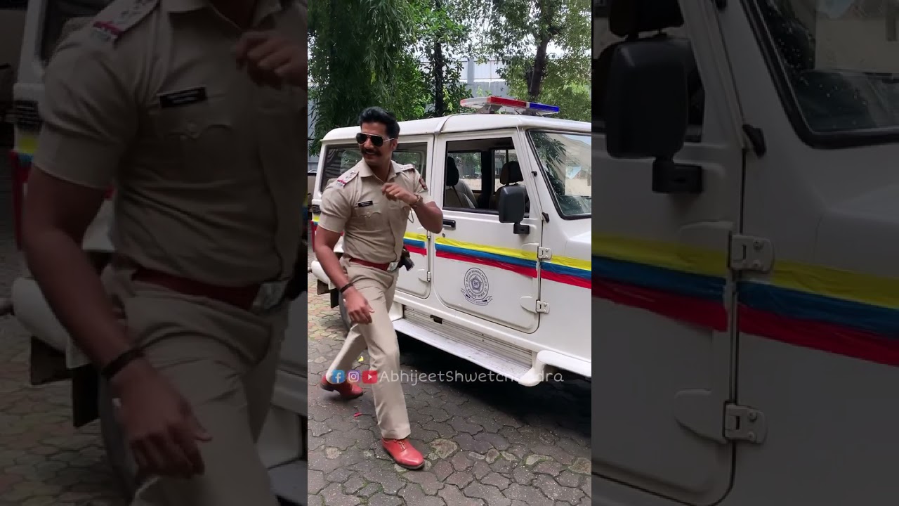 Abhijeet sir royal car entry Maharashtra police#