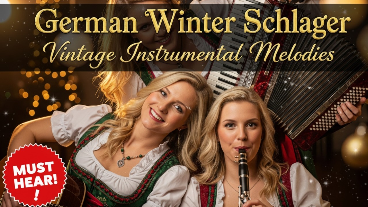 German Winter Melodies – 1 Hour Cozy Schlager Folk Instrumental ❄️🇩🇪✨