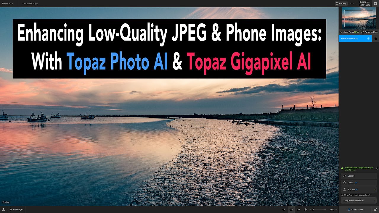 Fixing Low-Quality Photos with Topaz Photo AI & Topaz Gigapixel AI