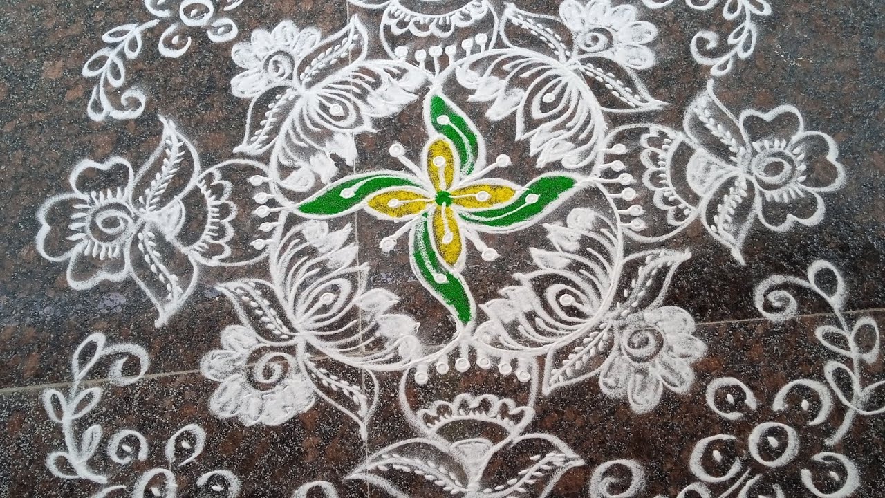 23 February 2026beautifulrangoli#desingsrangoli#easyrangoli#festivalrangoli#trendingrangoli