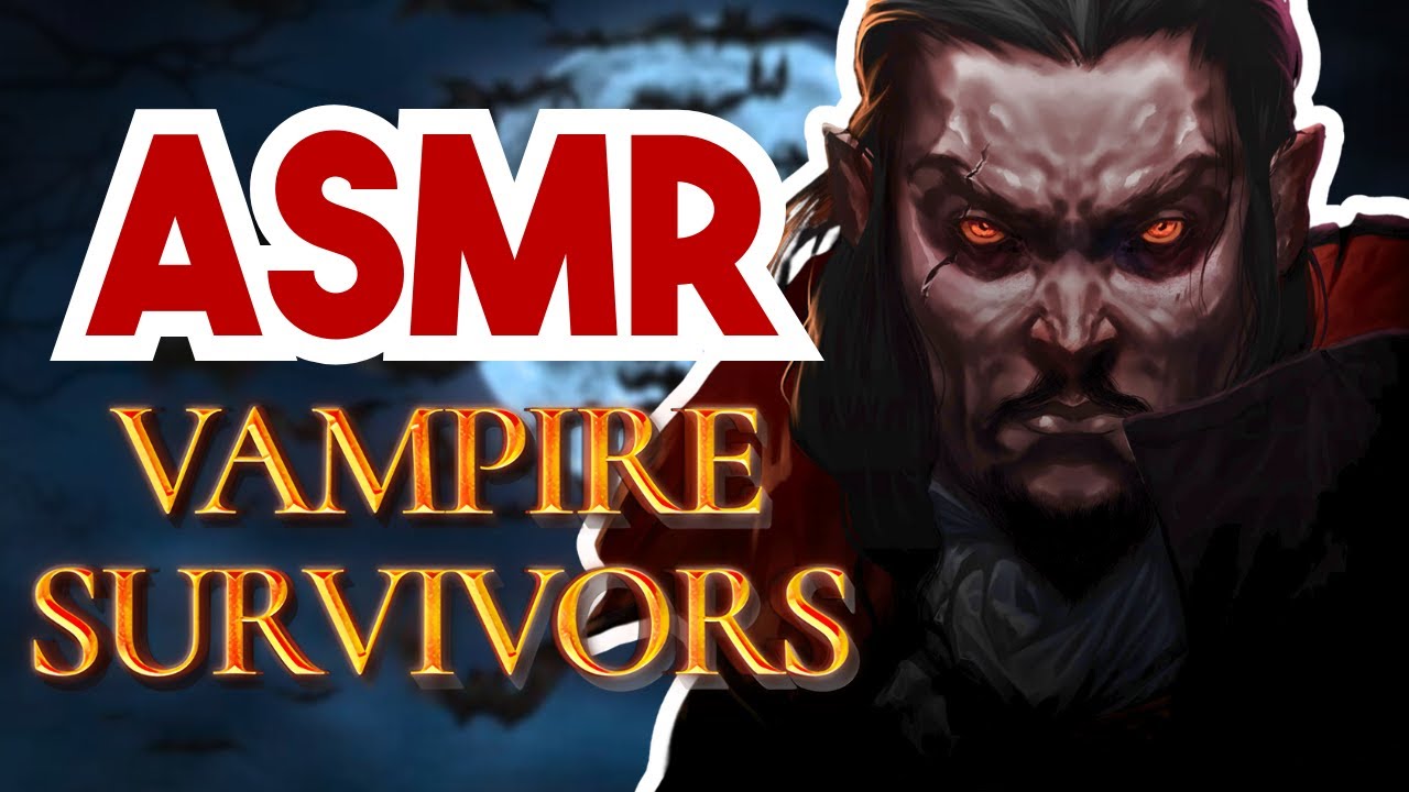 ASMR Gaming 😴 Vampire Survivors (Hard Candy & Gum Chewing ASMR)