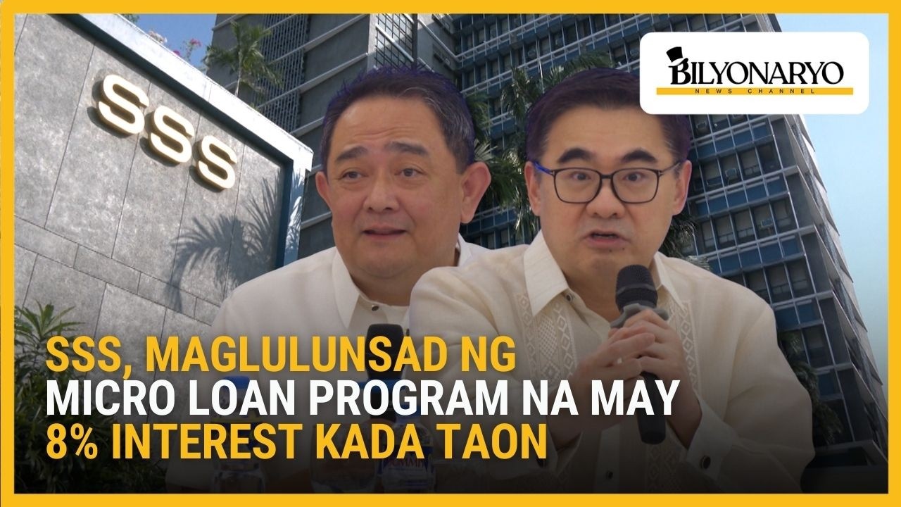 SSS, maglulunsad ng micro loan program na may 8% interest kada taon | Agenda