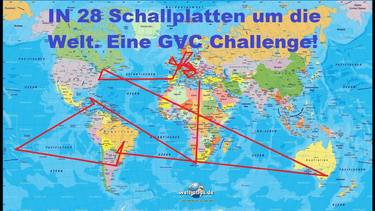 VC060 Mit Vinyl um die Welt, eine #germanvinylcommunity Challenge gestartet von @Tobi-vo7ks