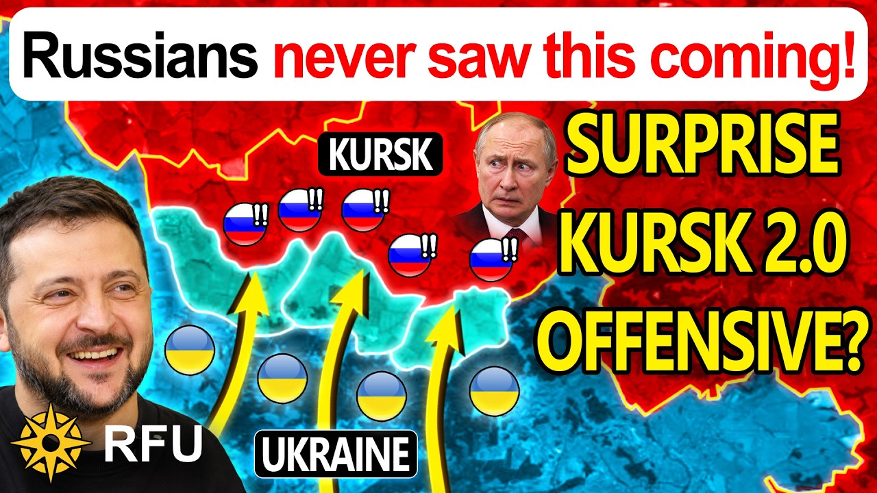 Ukrainian forces cross the river and launch a surprise offensive in Sumy